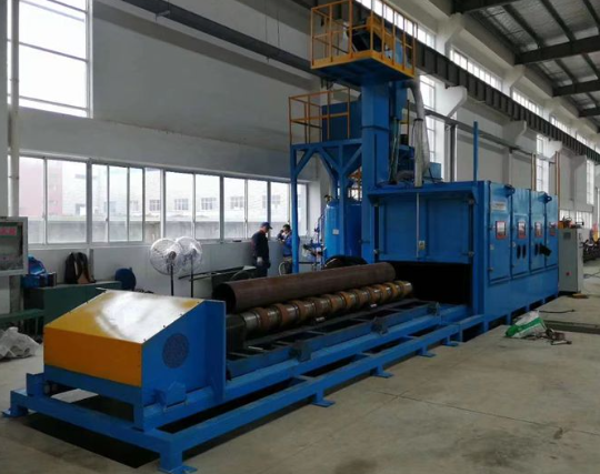 百色喷砂机在管道除锈中的现场施工应用