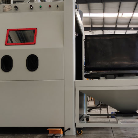 百色无尘喷砂机半自动模具喷砂机